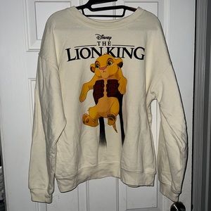 Rare lion king crew neck